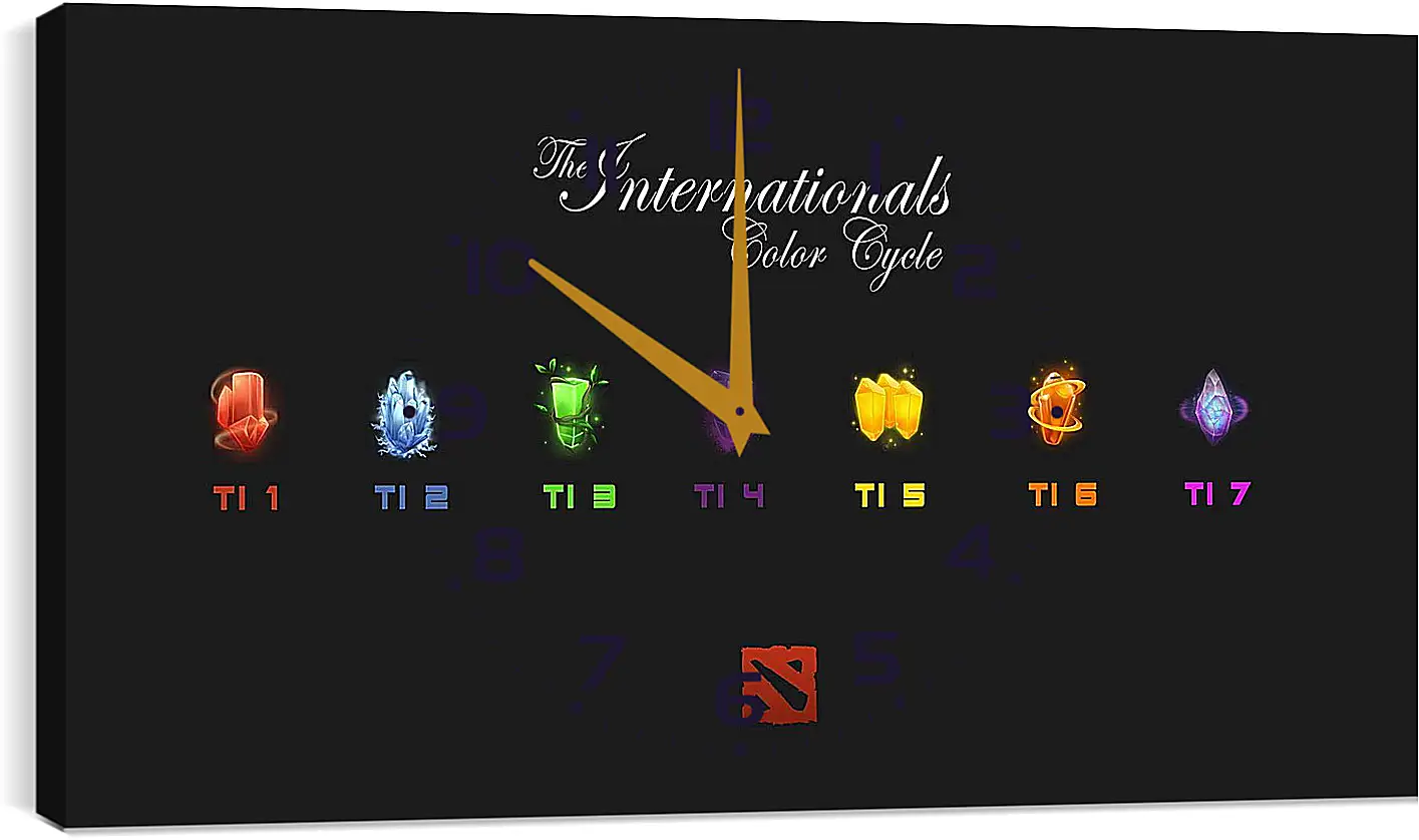 Часы картина - DotA 2