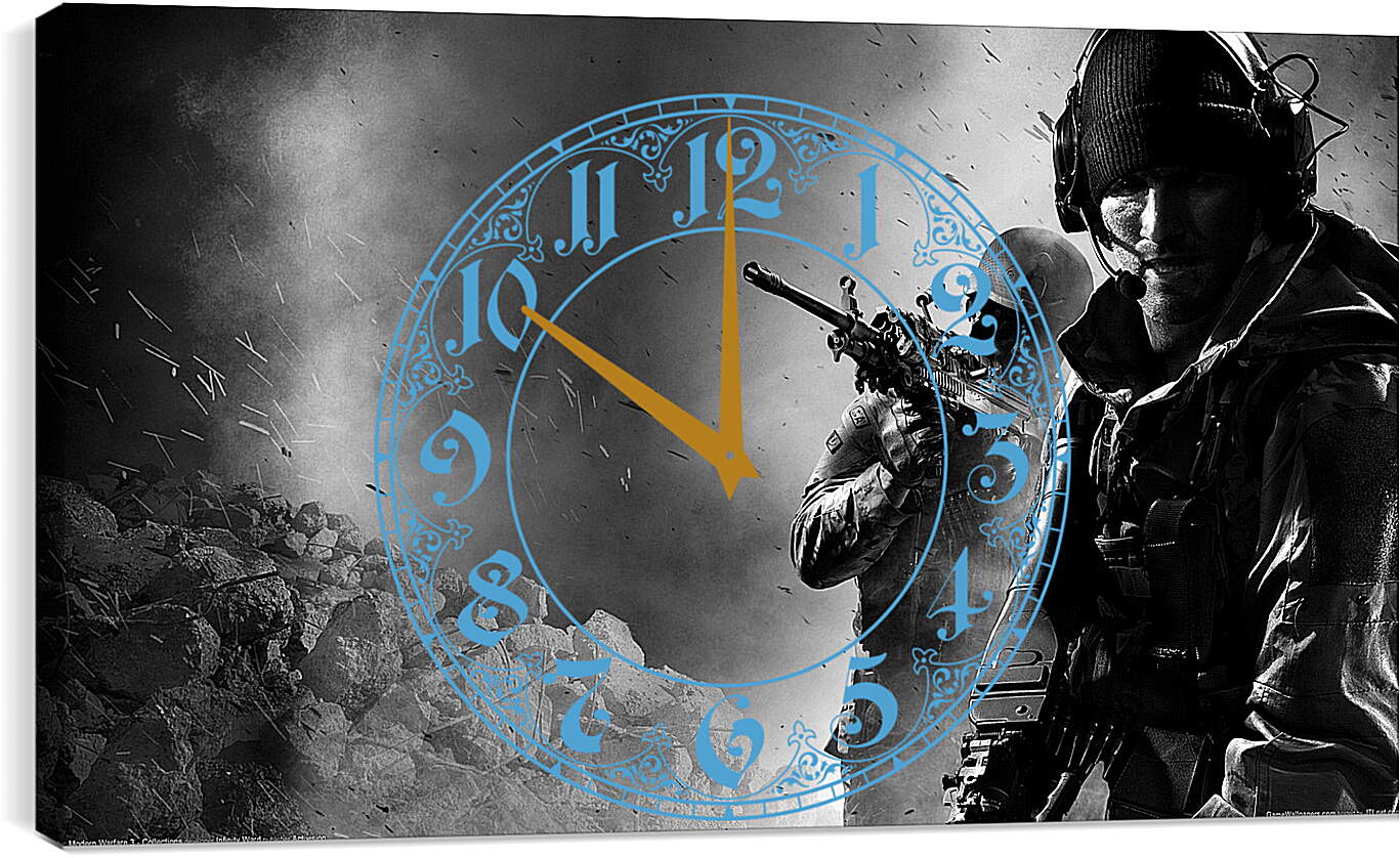 Часы картина - Call Of Duty: Modern Warfare 3