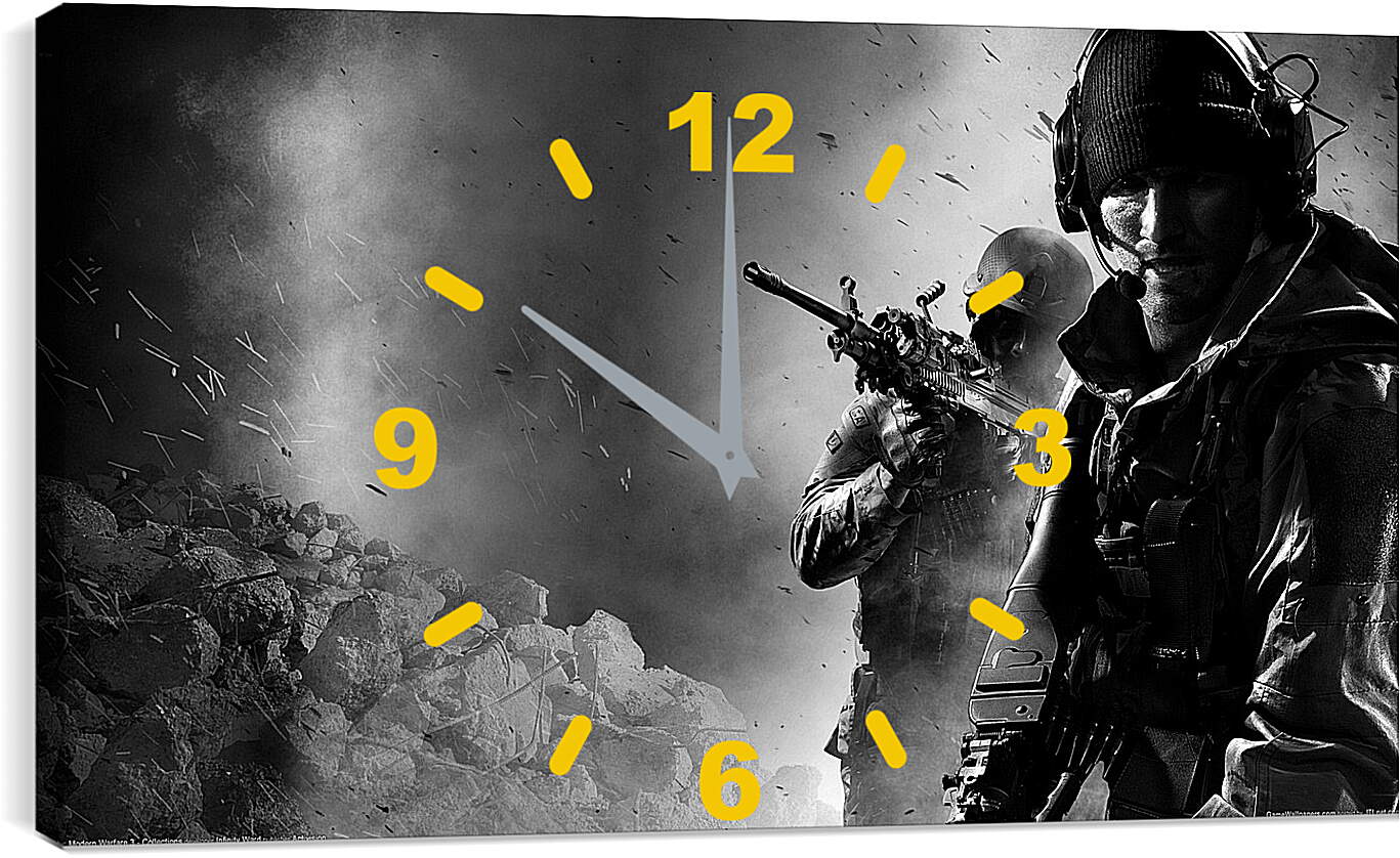 Часы картина - Call Of Duty: Modern Warfare 3