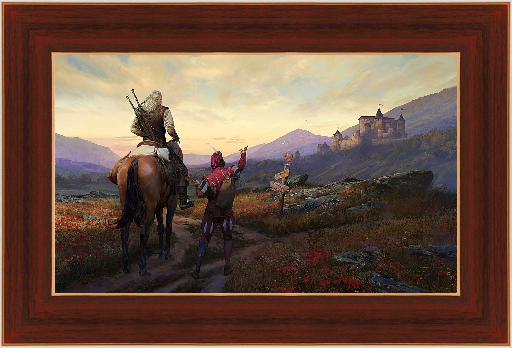 Картина в раме - The Witcher (Ведьмак), Геральт и Лютик