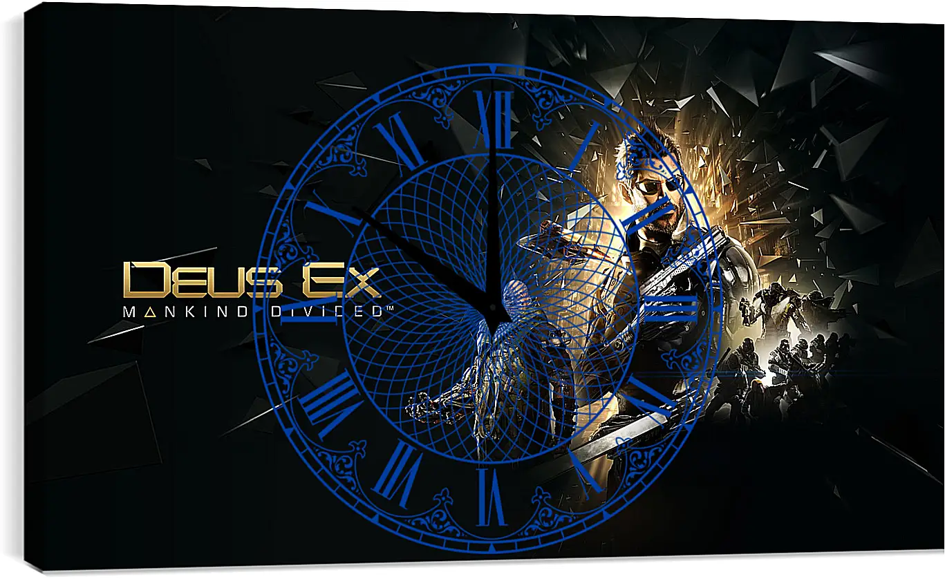 Часы картина - Deus Ex: Mankind Divided
