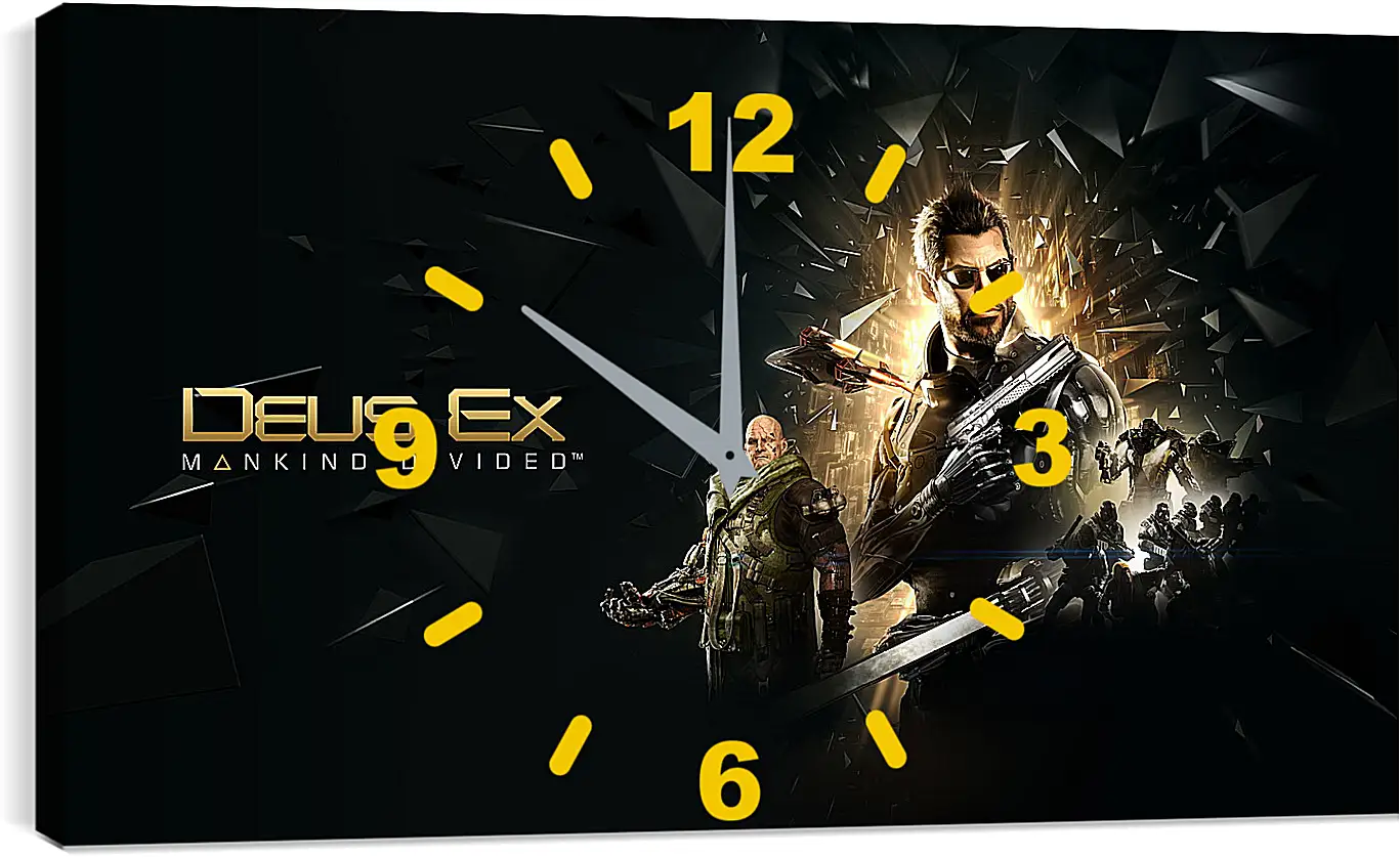 Часы картина - Deus Ex: Mankind Divided
