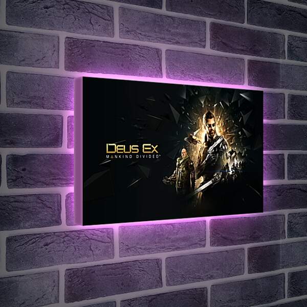 Лайтбокс световая панель - Deus Ex: Mankind Divided
