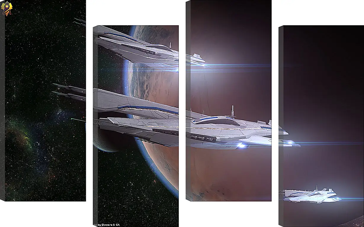 Модульная картина - Mass Effect