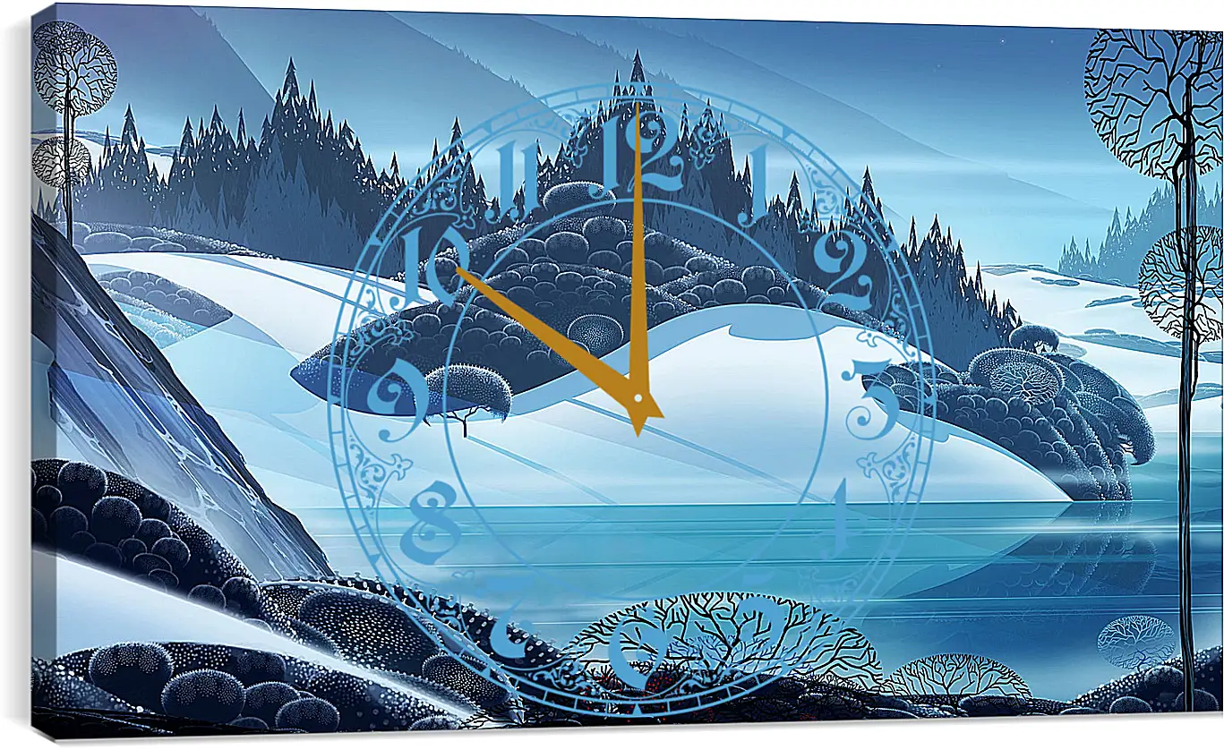 Часы картина - The Banner Saga
