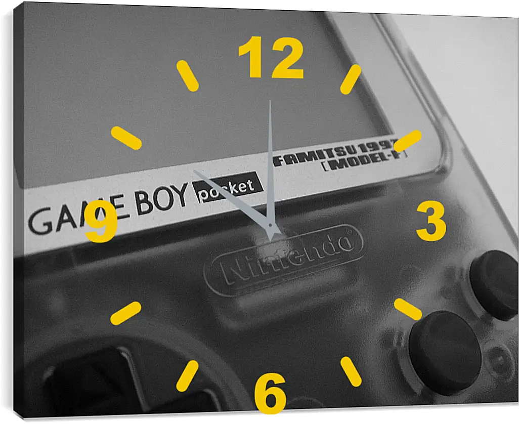 Часы картина - Game Boy
