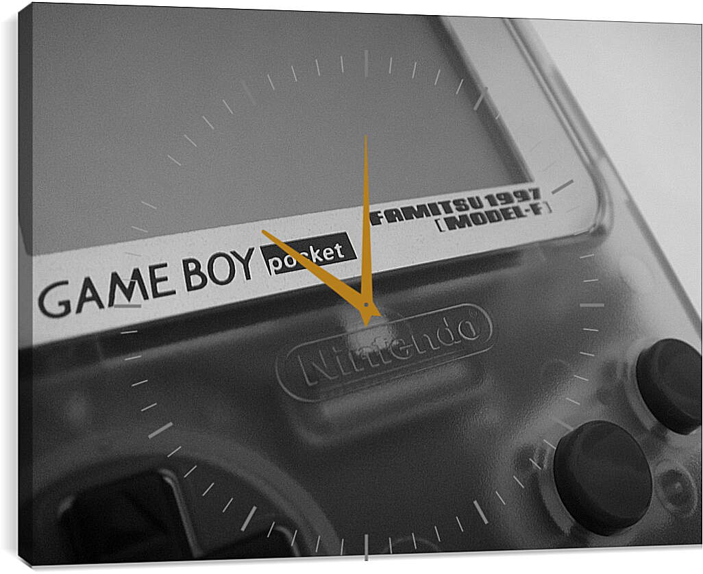 Часы картина - Game Boy
