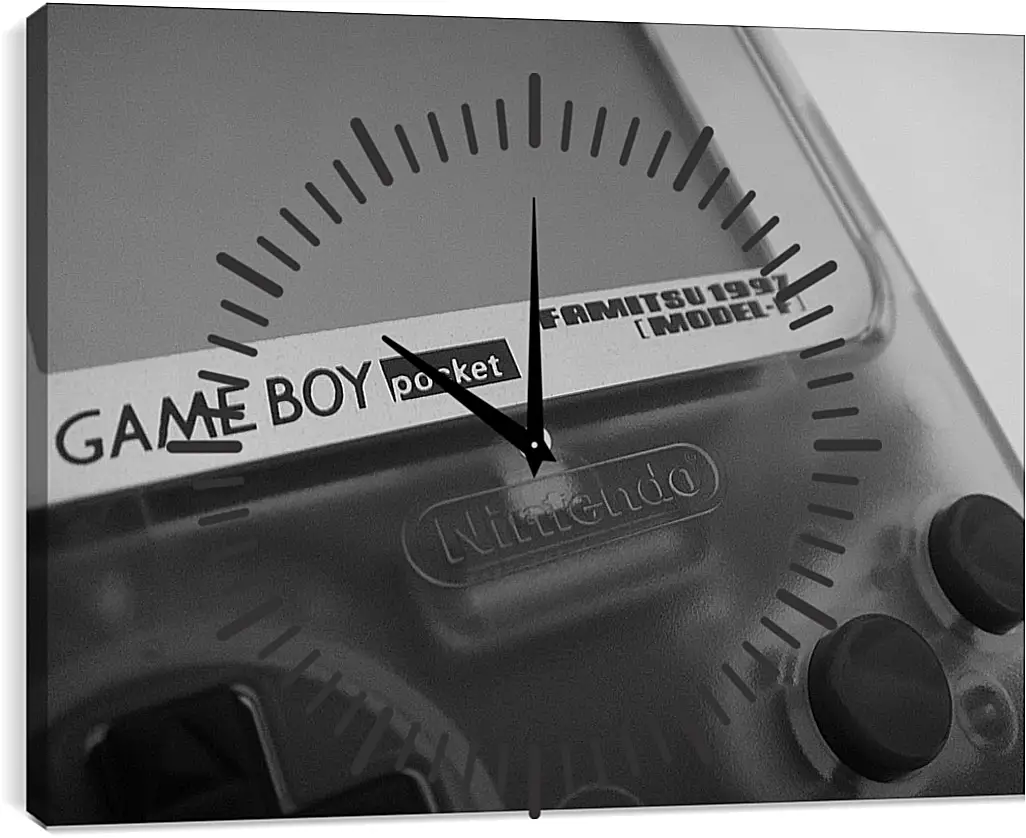 Часы картина - Game Boy
