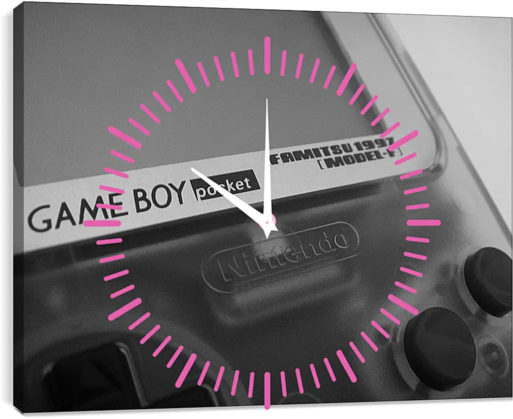 Часы картина - Game Boy
