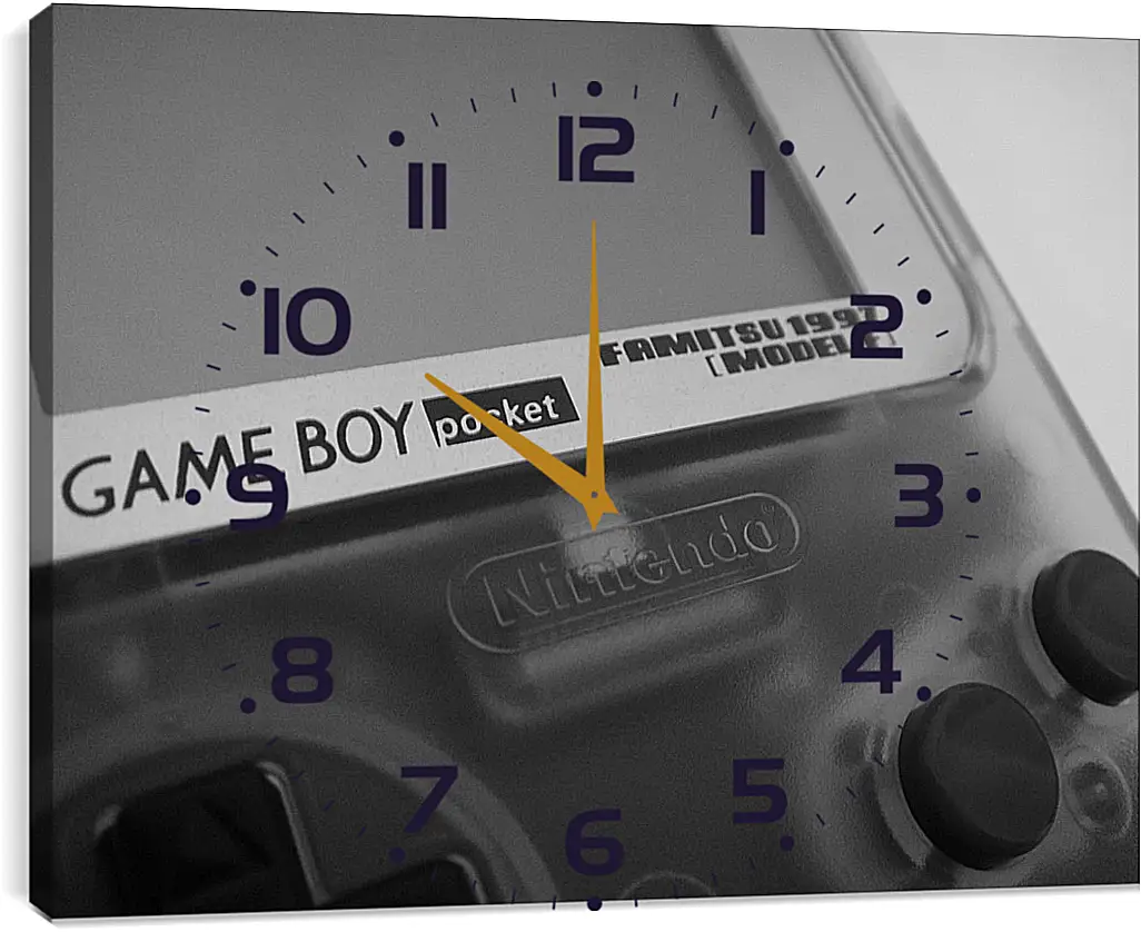 Часы картина - Game Boy
