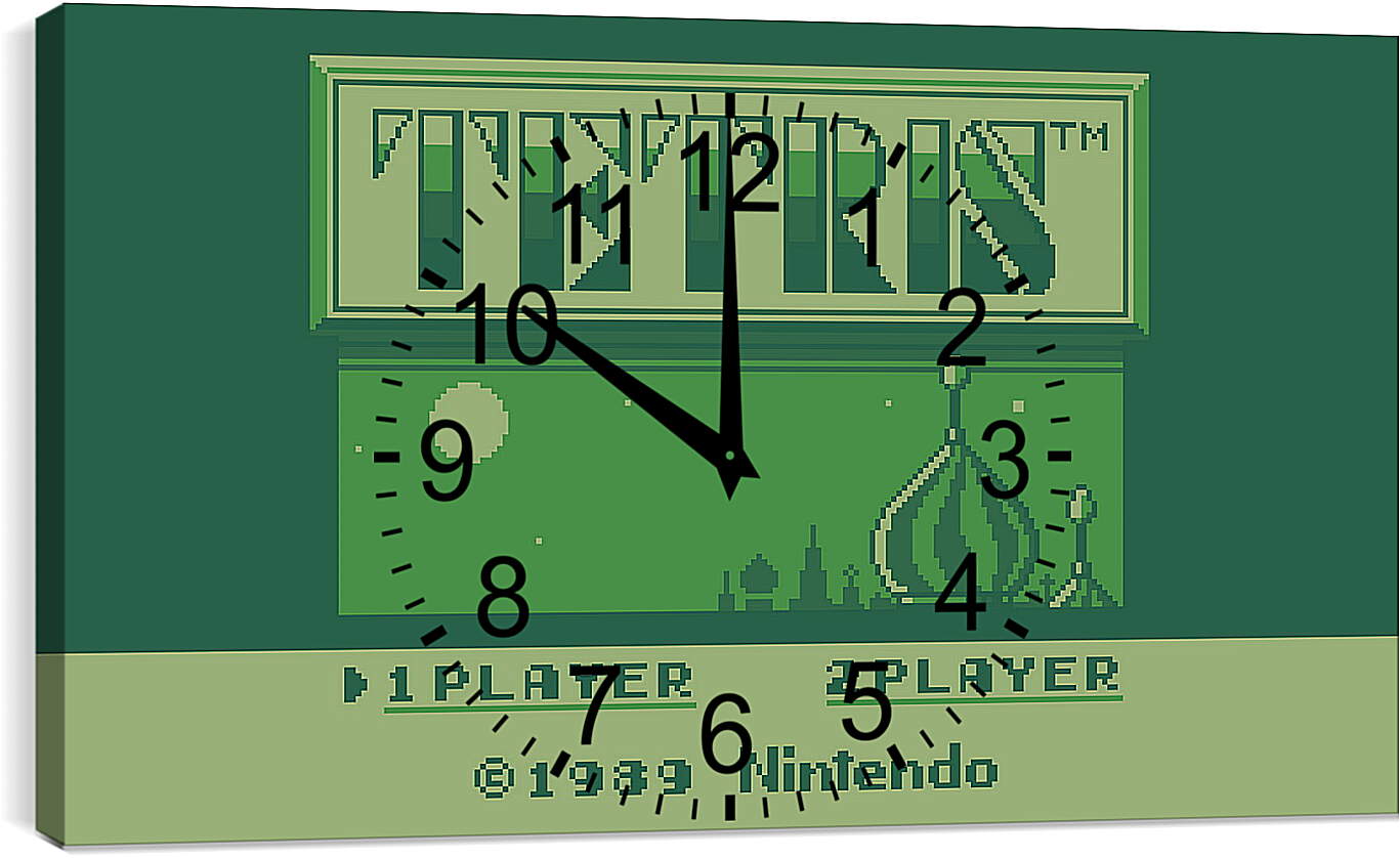 Часы картина - Tetris
