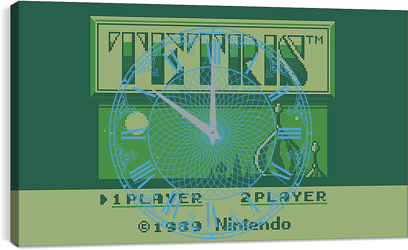 Часы картина - Tetris
