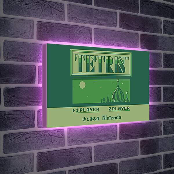 Лайтбокс световая панель - Tetris
