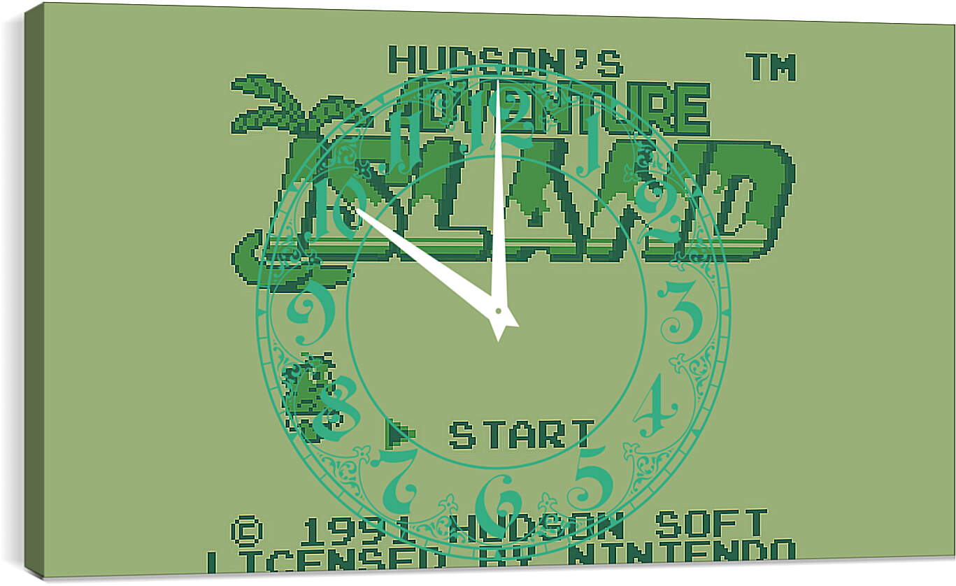 Часы картина - Adventure Island
