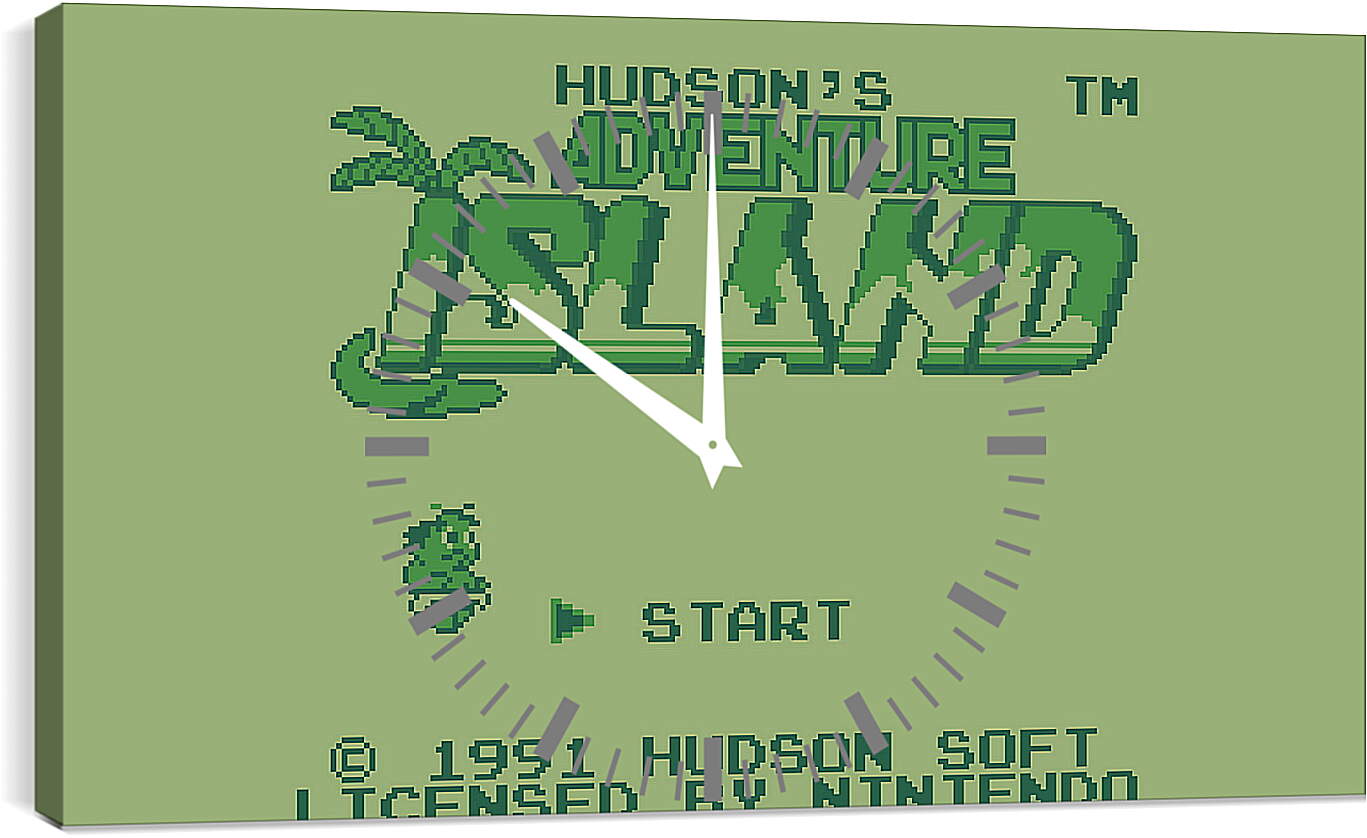 Часы картина - Adventure Island
