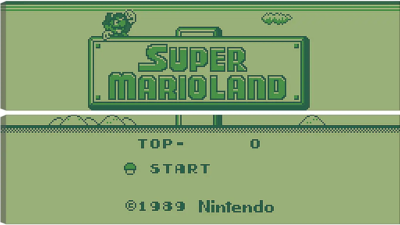 Модульная картина - Super Mario Land
