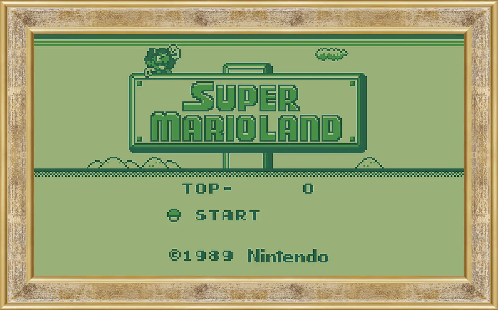 Картина в раме - Super Mario Land
