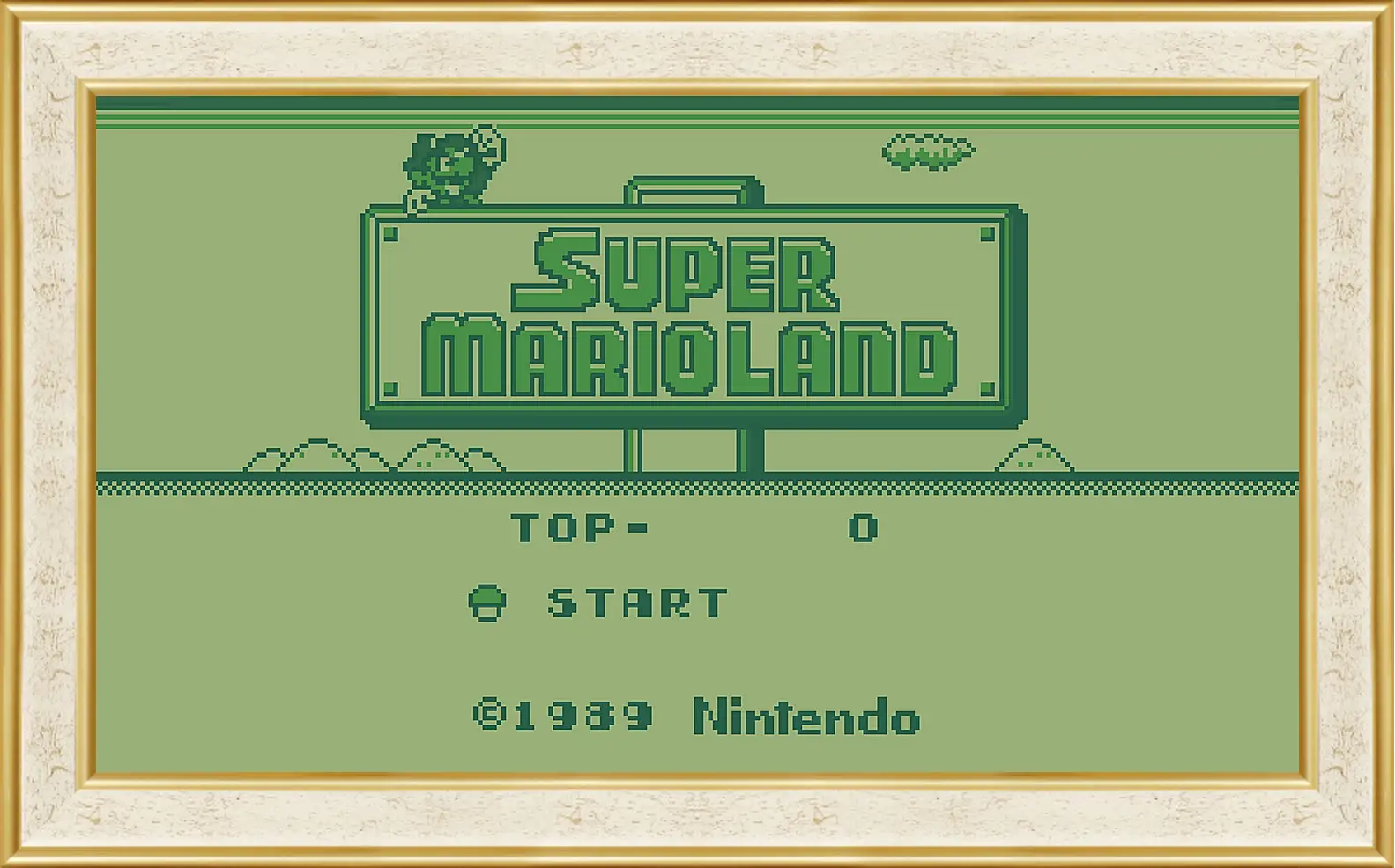 Картина в раме - Super Mario Land
