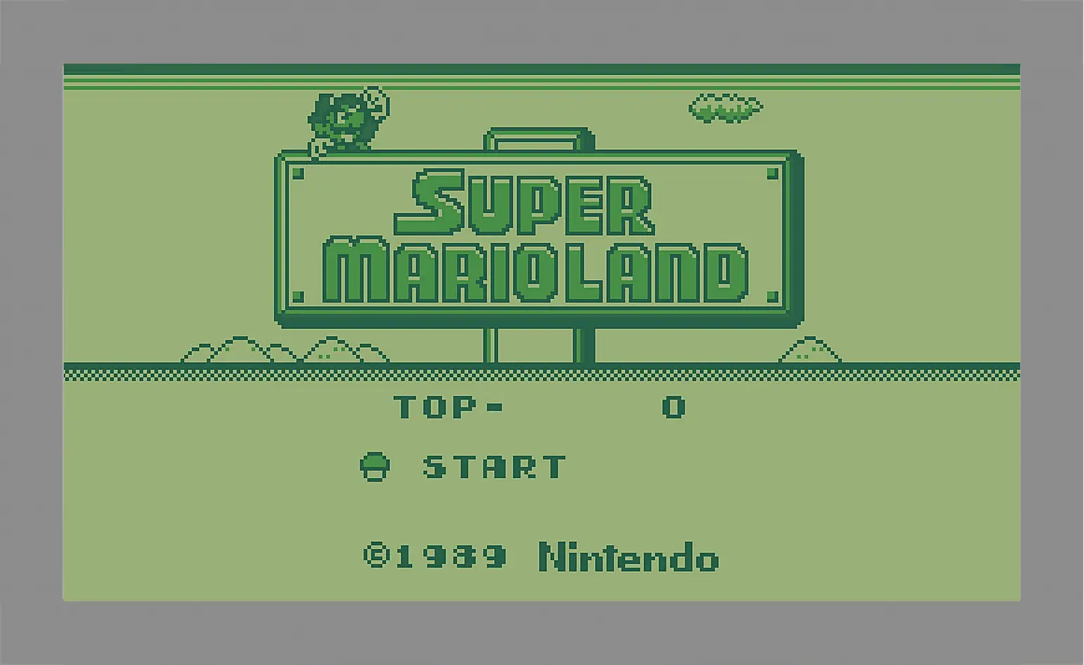Картина в раме - Super Mario Land
