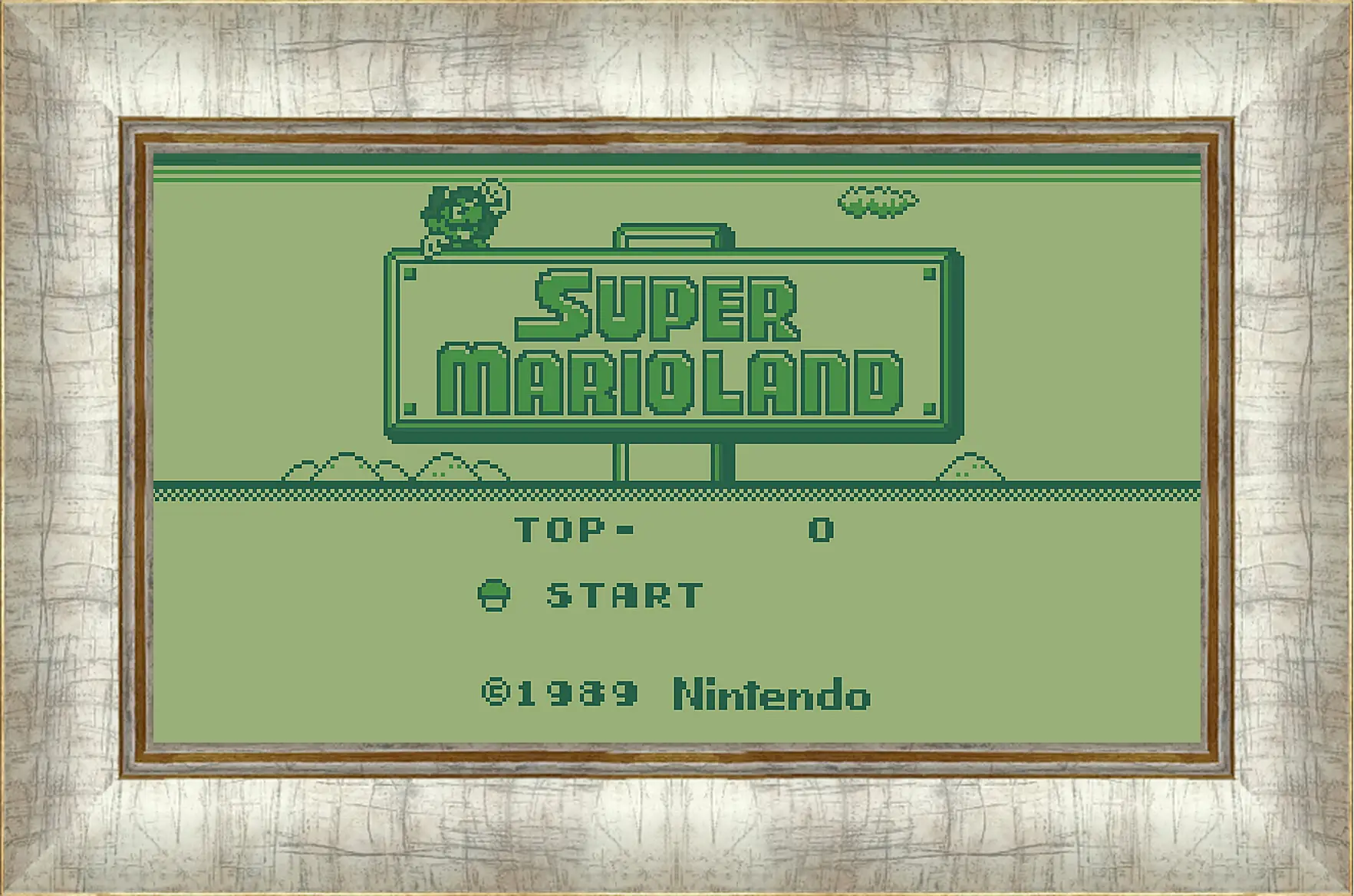 Картина в раме - Super Mario Land
