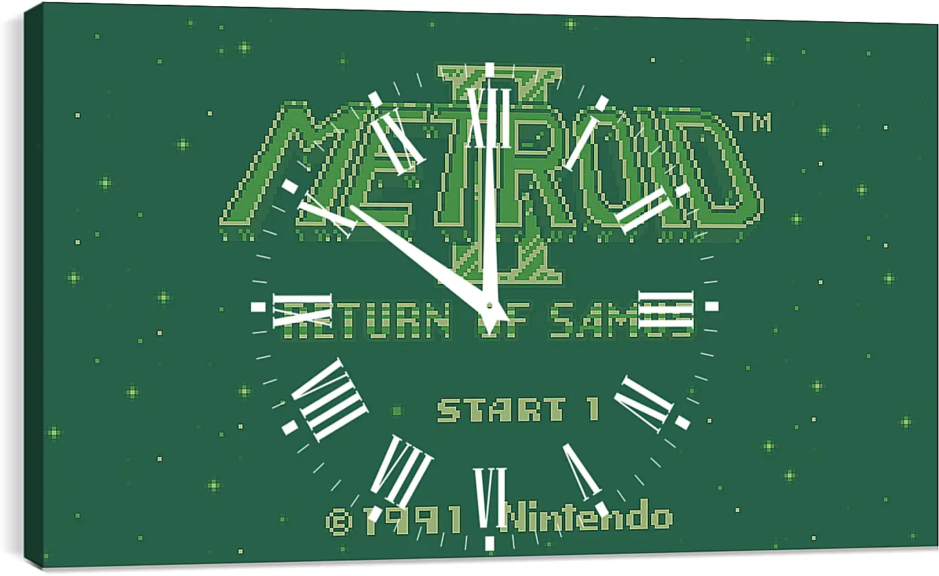 Часы картина - Metroid II: Return Of Samus
