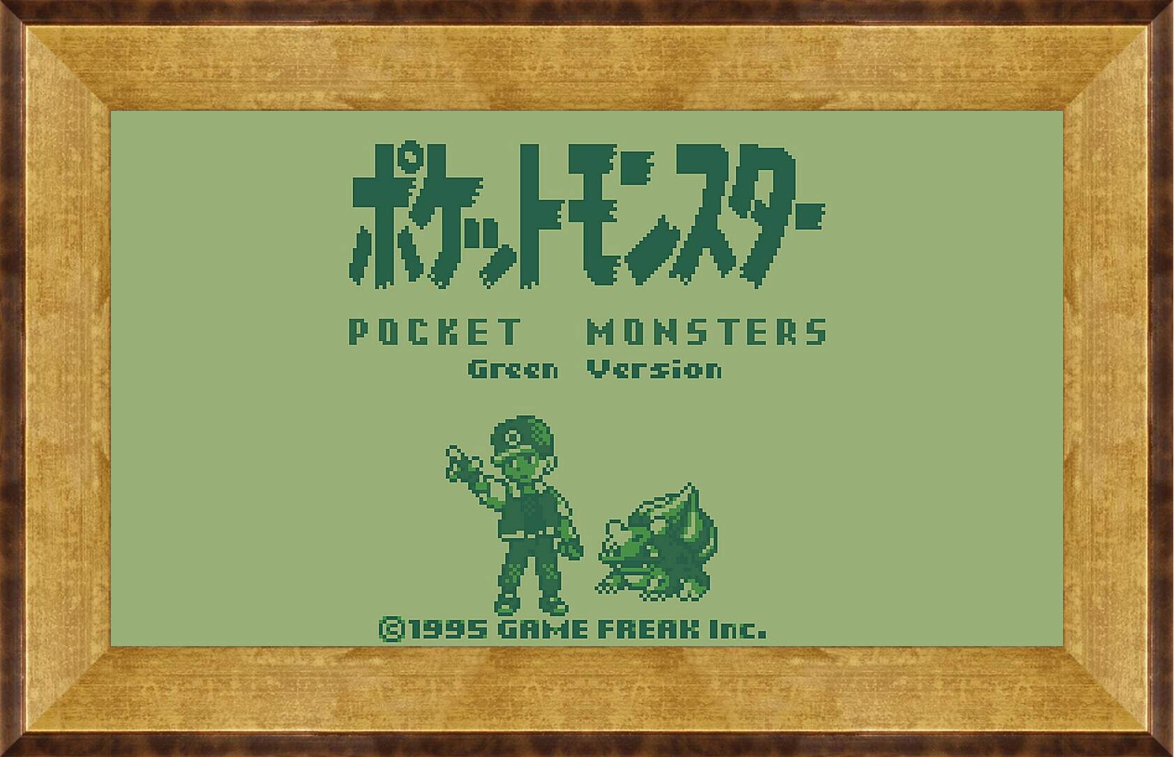 Картина в раме - Pocket Monsters Green Version
