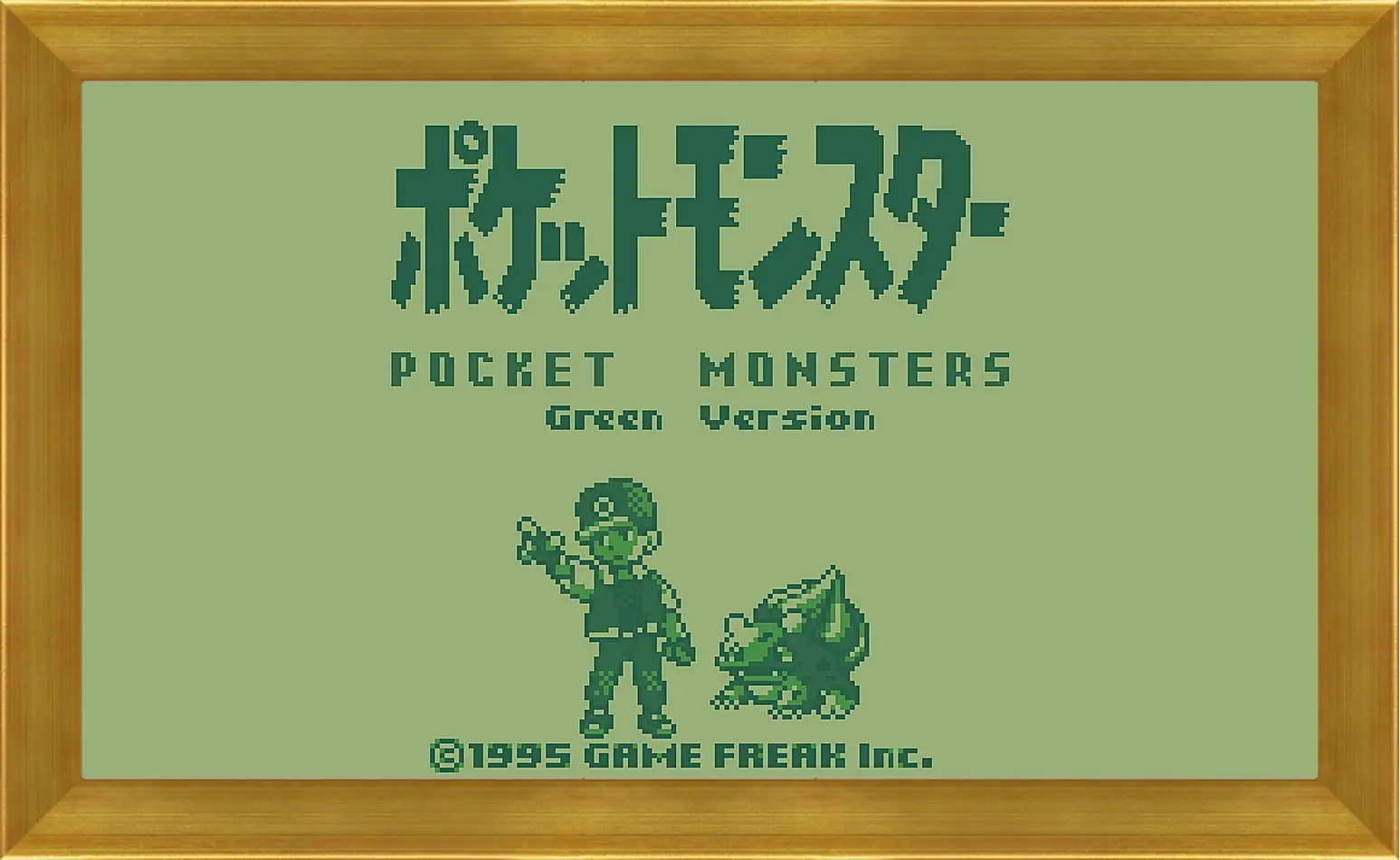 Картина в раме - Pocket Monsters Green Version
