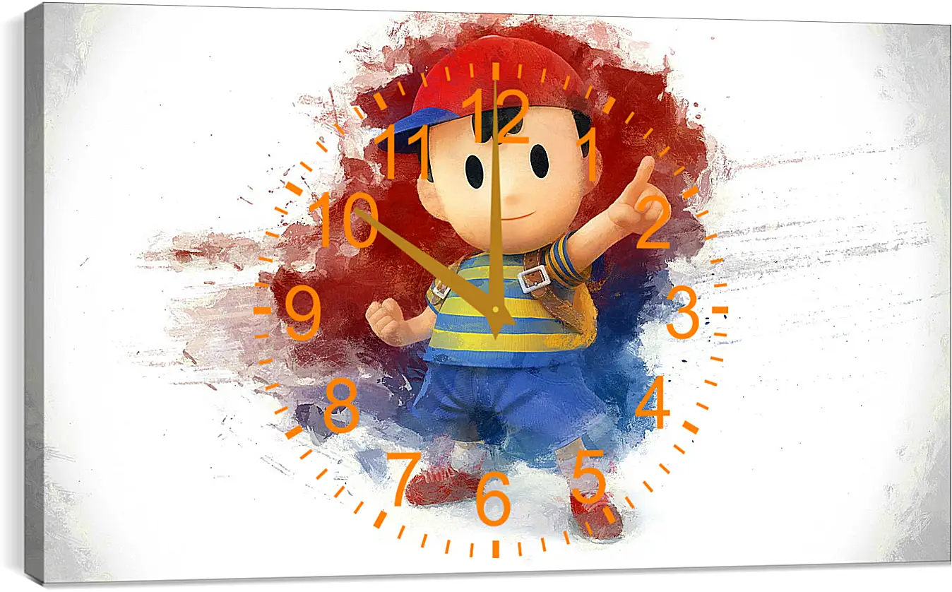 Часы картина - Super Smash Bros.
