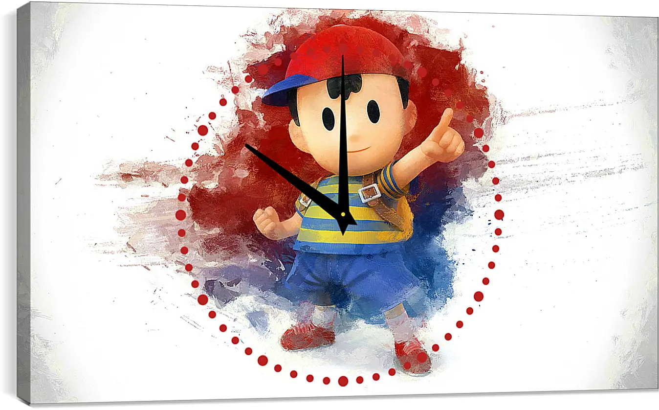 Часы картина - Super Smash Bros.
