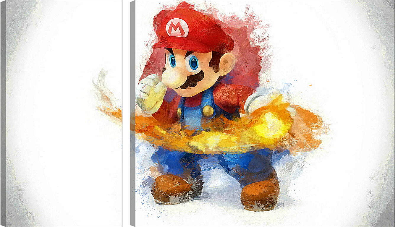 Модульная картина - Super Smash Bros.
