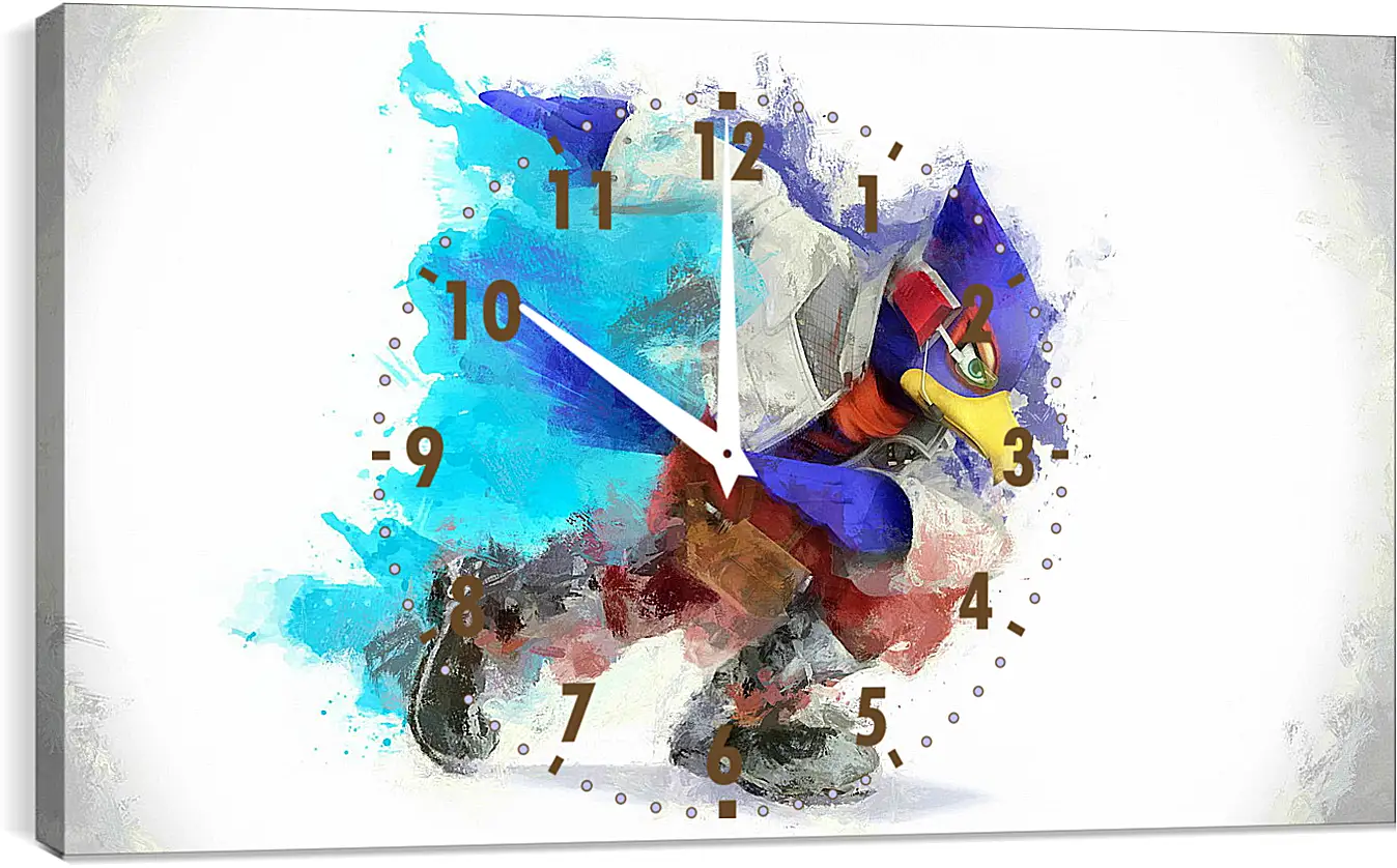Часы картина - Super Smash Bros.
