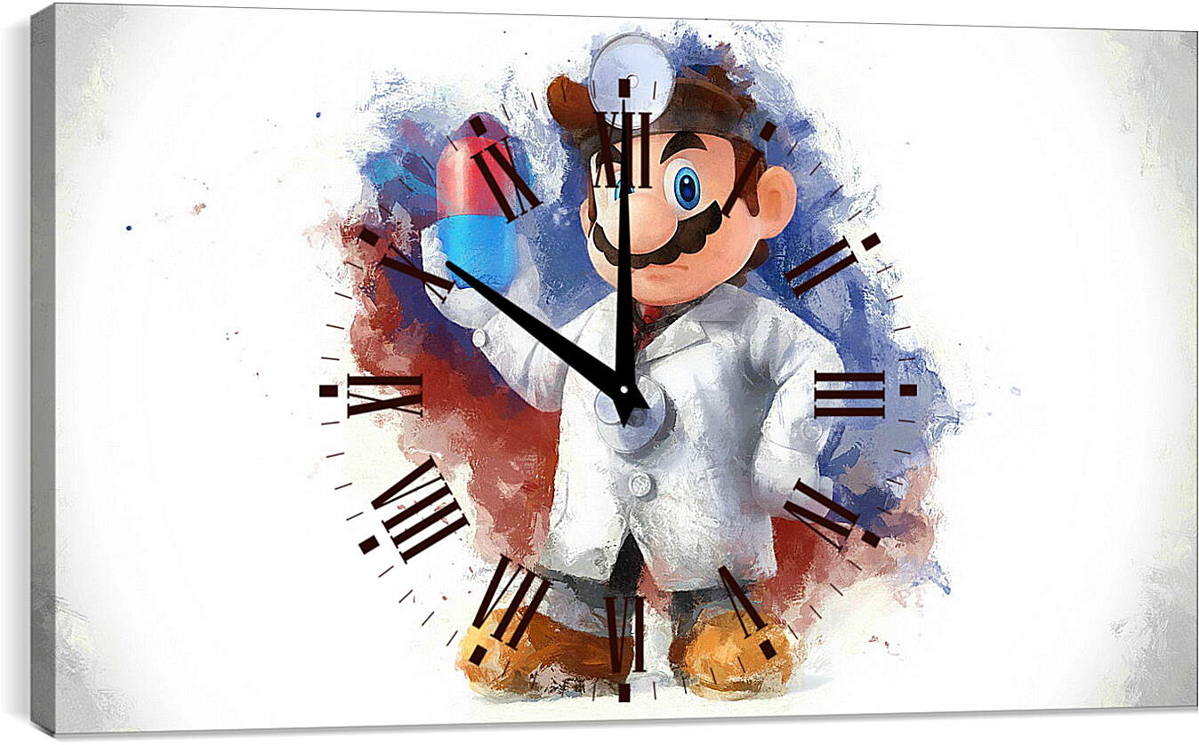 Часы картина - Super Smash Bros.

