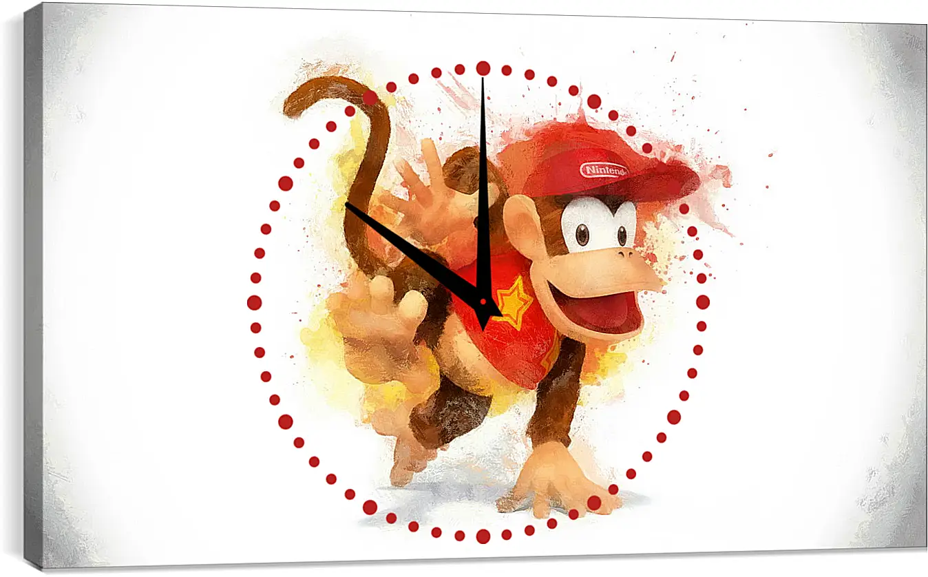 Часы картина - Super Smash Bros.
