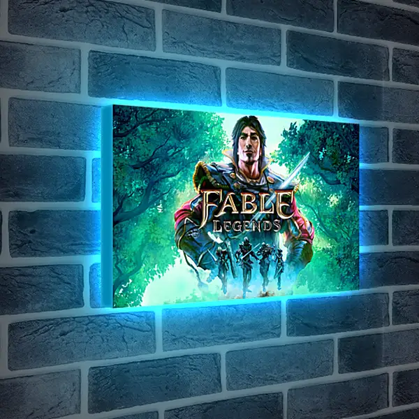 Лайтбокс световая панель - Fable Legends
