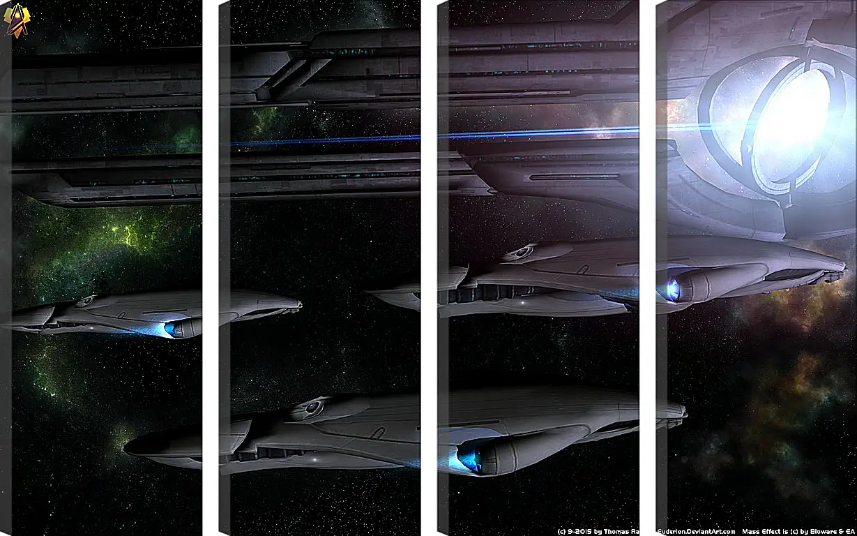 Модульная картина - Mass Effect