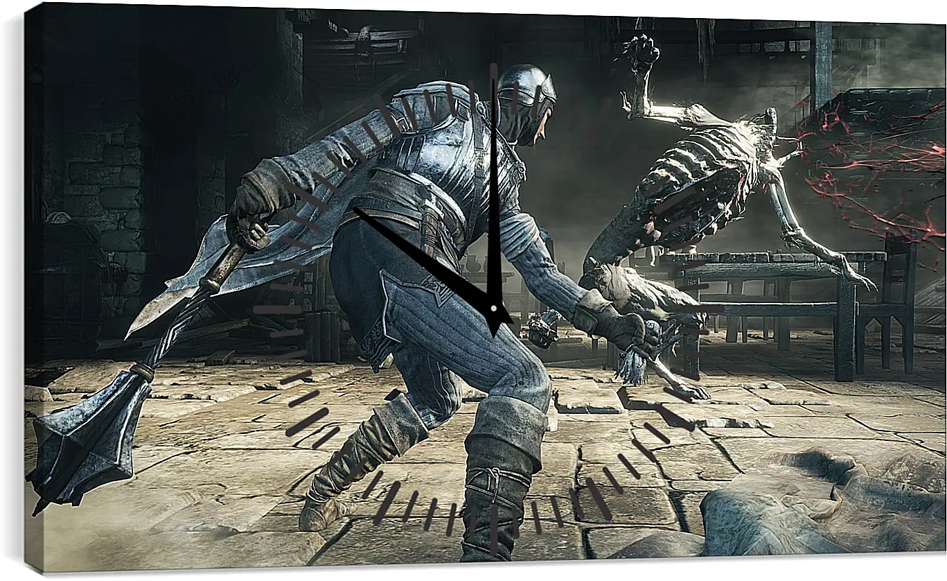 Часы картина - Dark Souls III
