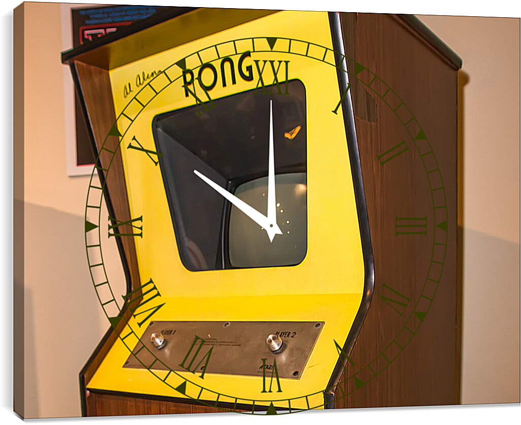 Часы картина - Pong
