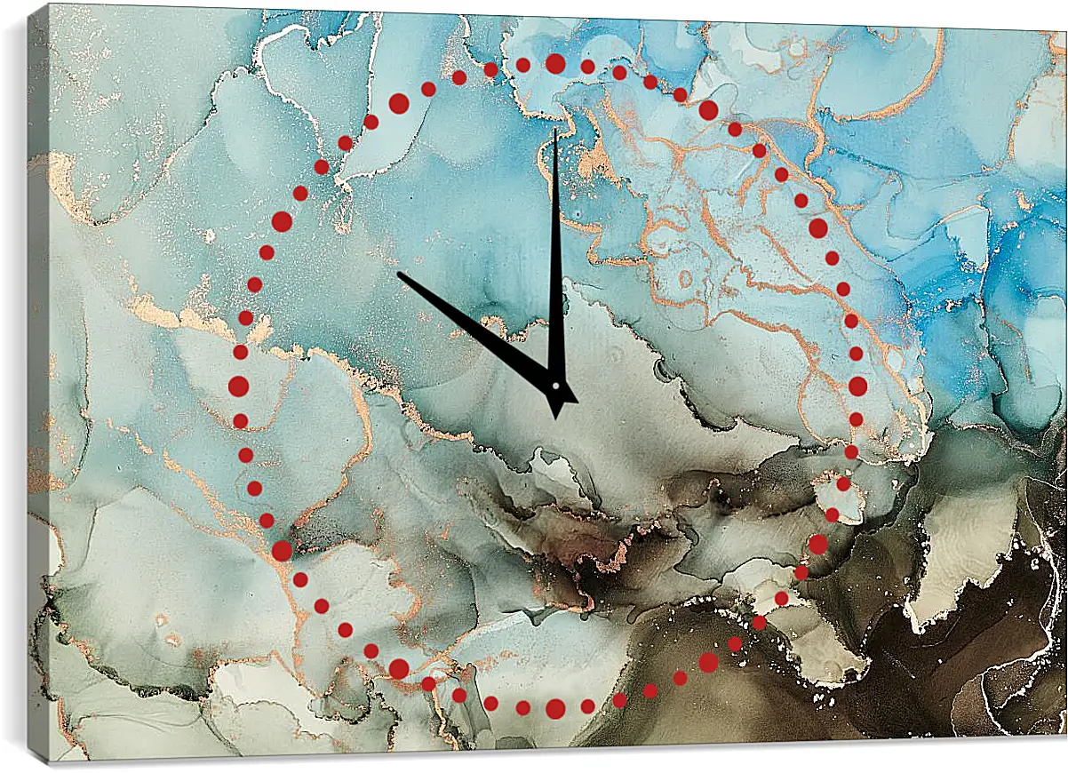 Часы картина - Абстракция