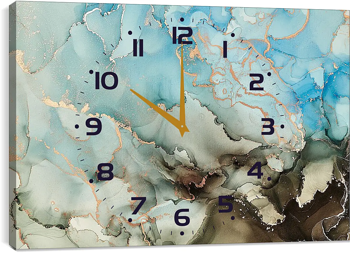 Часы картина - Абстракция