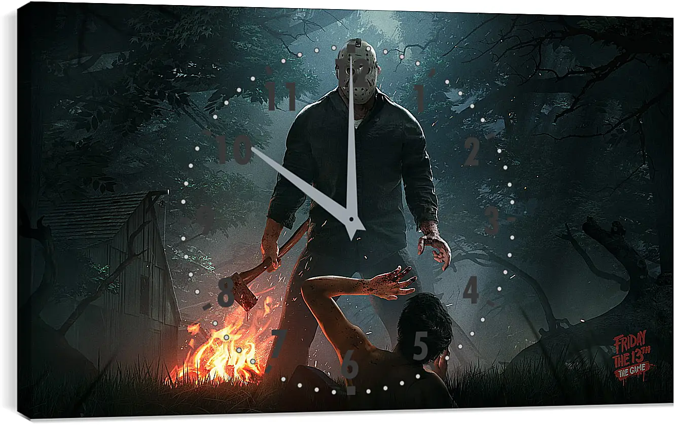 Часы картина - Friday The 13th: The Game
