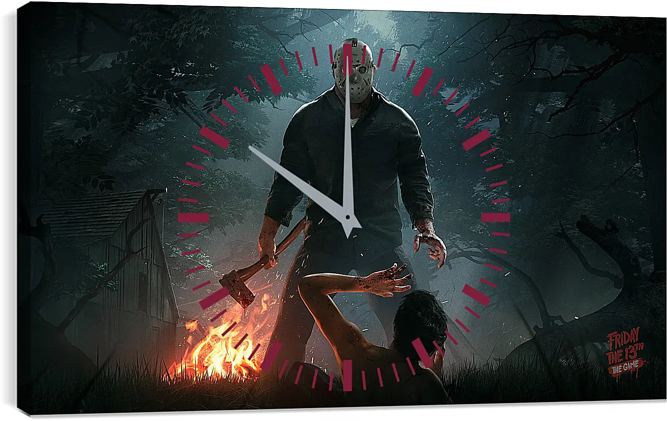 Часы картина - Friday The 13th: The Game
