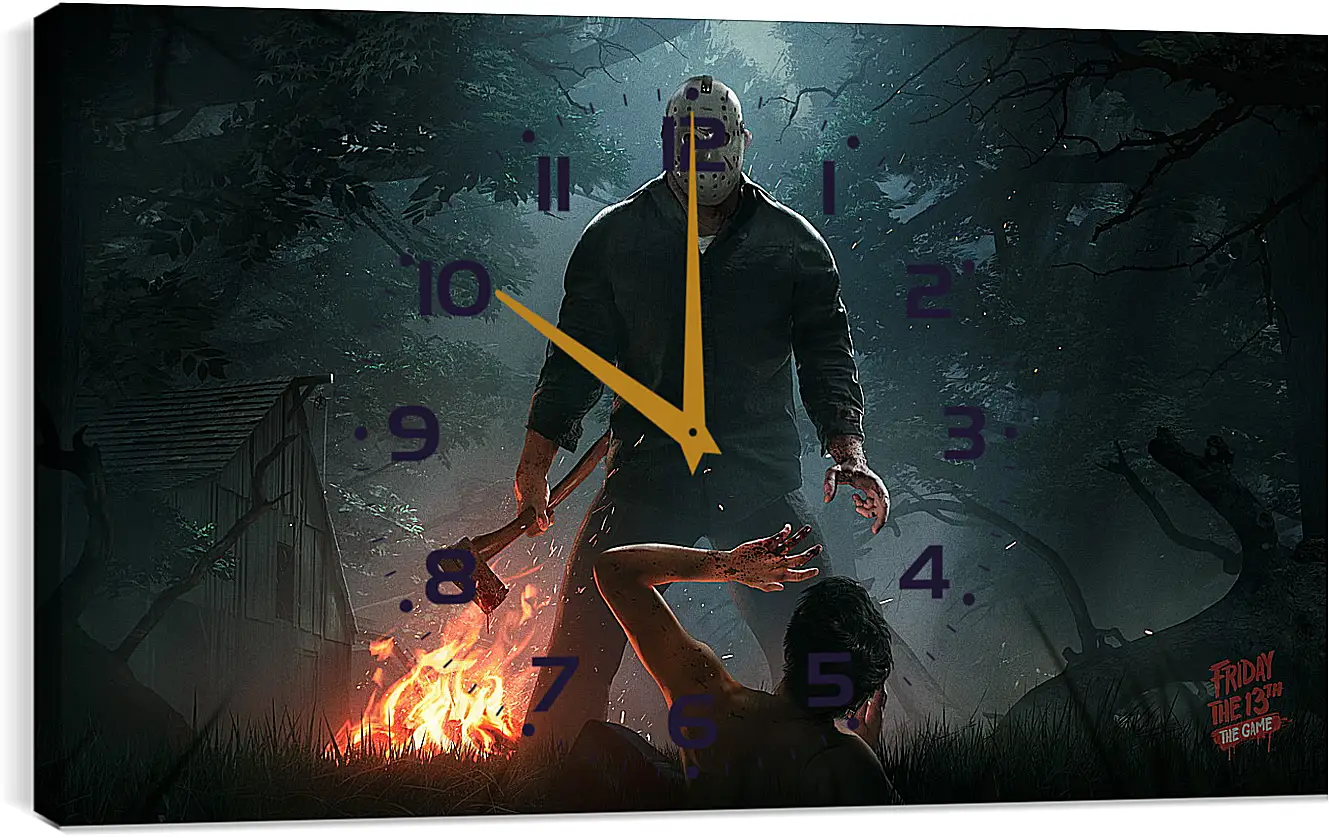 Часы картина - Friday The 13th: The Game
