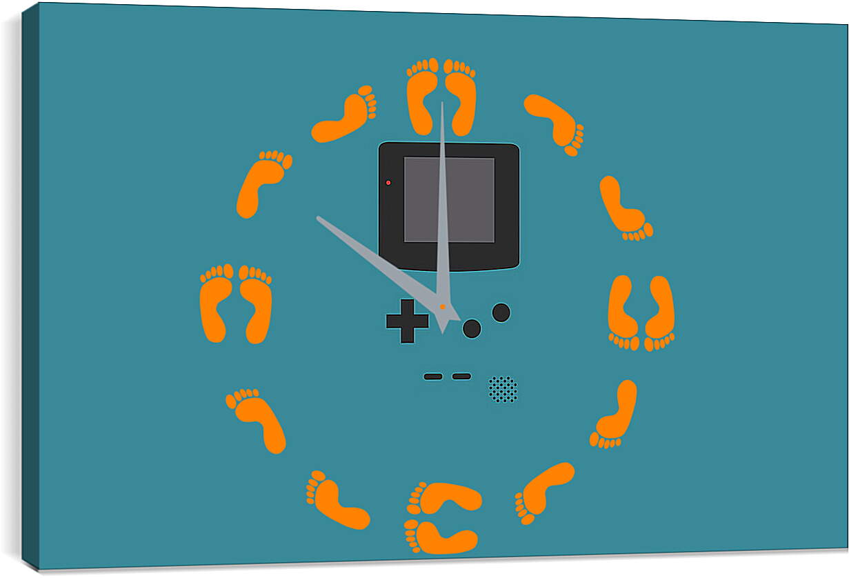 Часы картина - Game Boy

