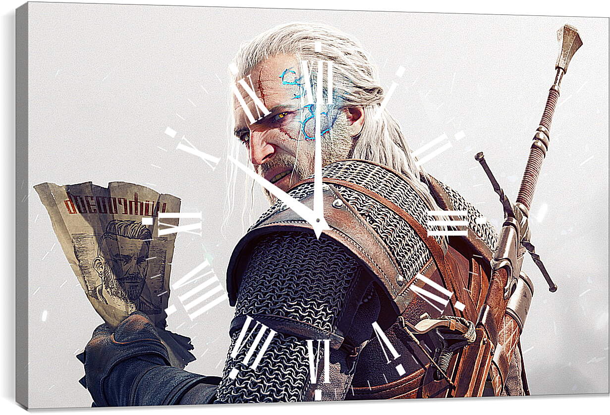 Часы картина - The Witcher 3: Wild Hunt