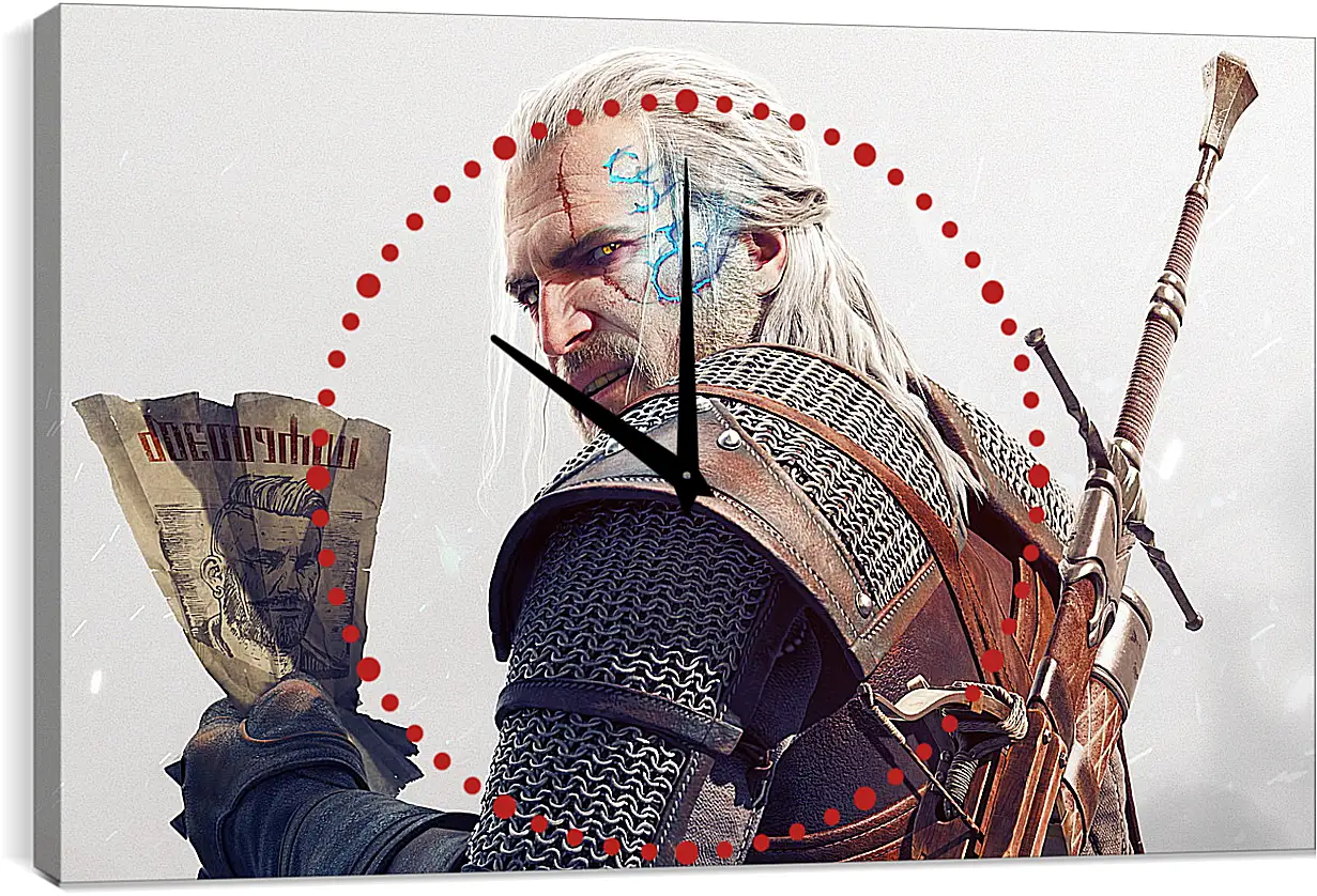 Часы картина - The Witcher 3: Wild Hunt