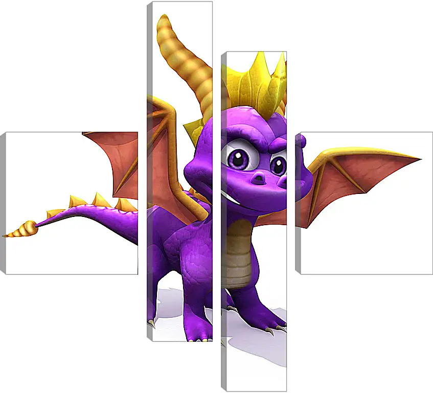 Модульная картина - Spyro The Dragon
