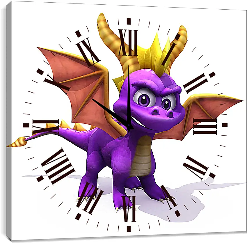 Часы картина - Spyro The Dragon
