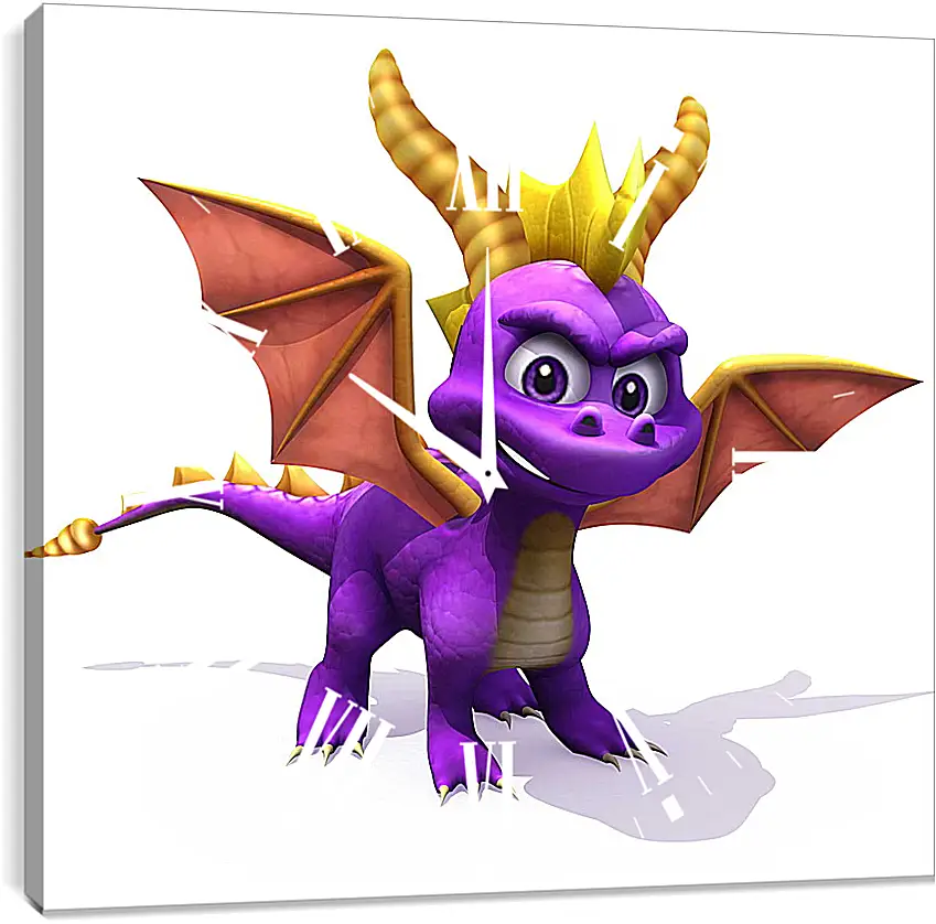 Часы картина - Spyro The Dragon
