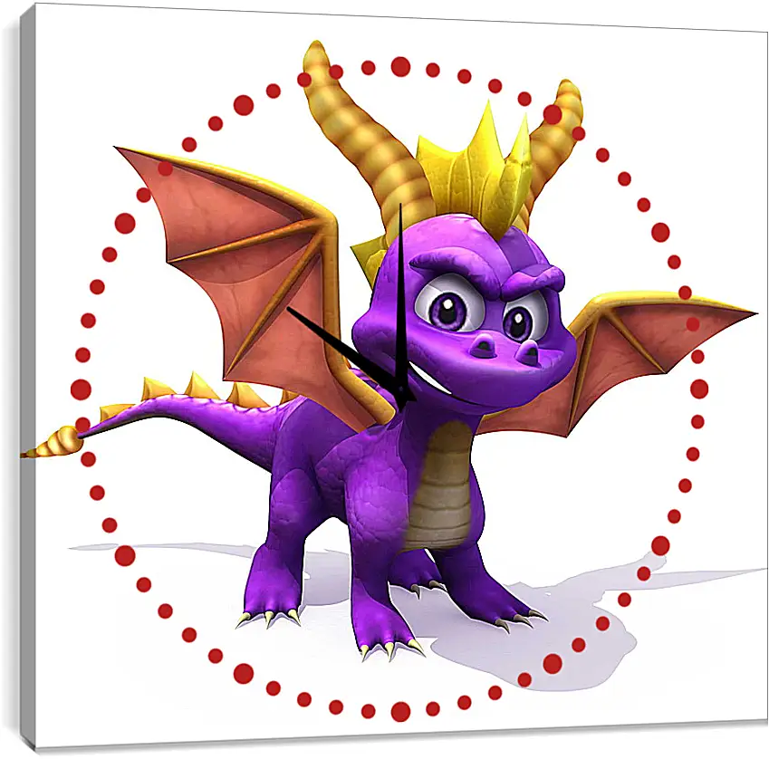 Часы картина - Spyro The Dragon
