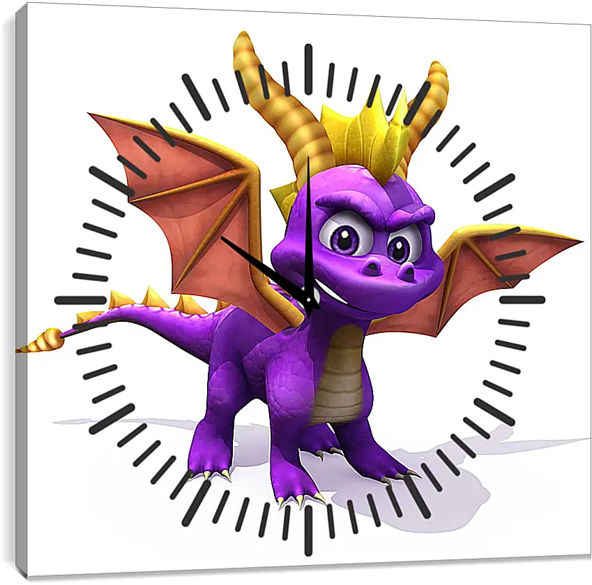 Часы картина - Spyro The Dragon
